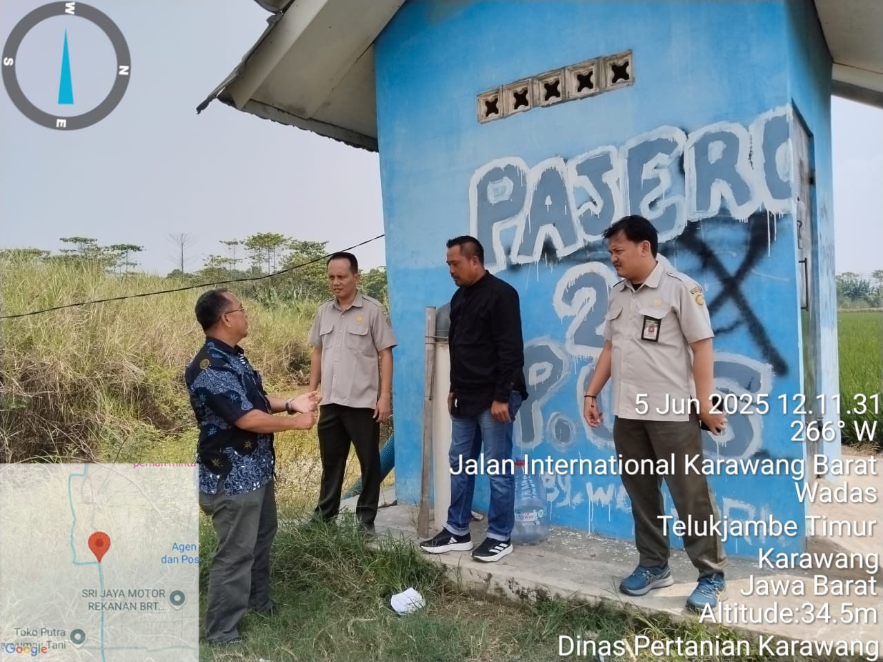 Kapoksi Hukum dan Humas Ditjen LIP Tinjau Lokasi Bantuan IRPOM di Karawang: Dorong Petani Capai Swasembada Pangan