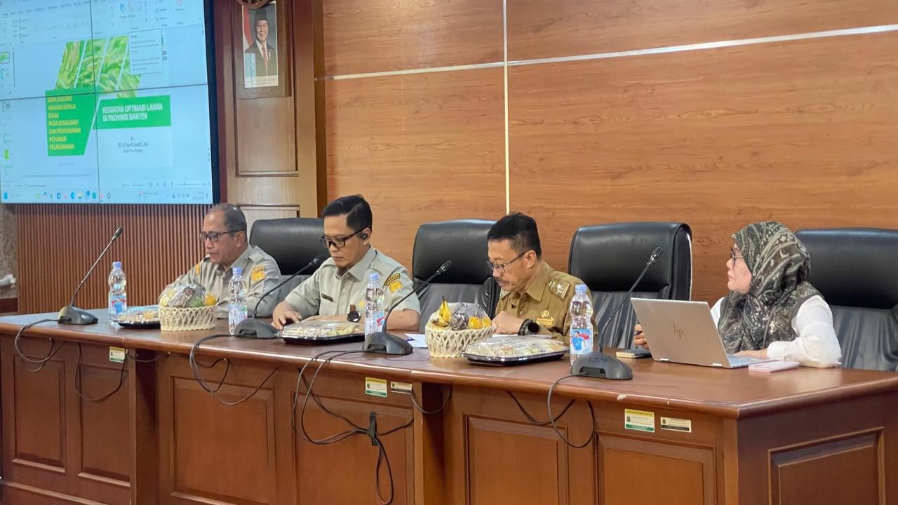 Kegiatan Optimasi Lahan Non Rawa di Provinsi Banten Resmi Dimulai, Dorong Pemanfaatan Lahan Secara Efektif