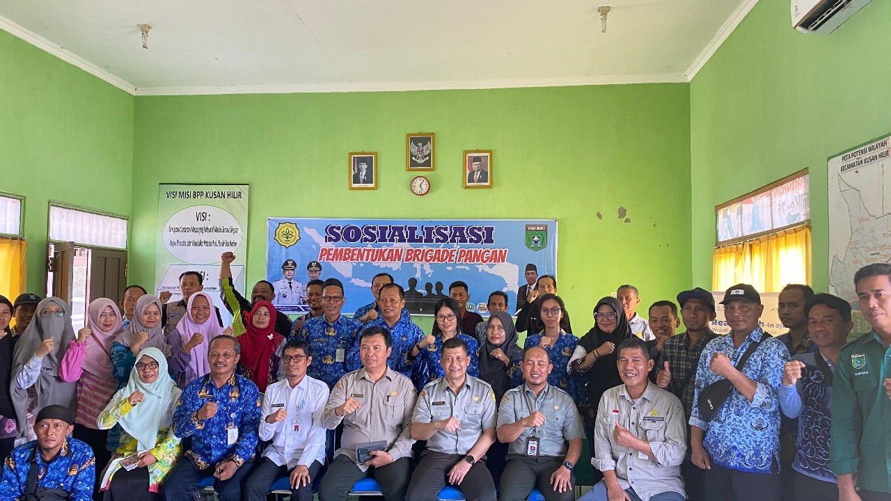 Sosialisasi pembentukan Brigade Pangan Kab. Tanah Bumbu,  17  April  2025