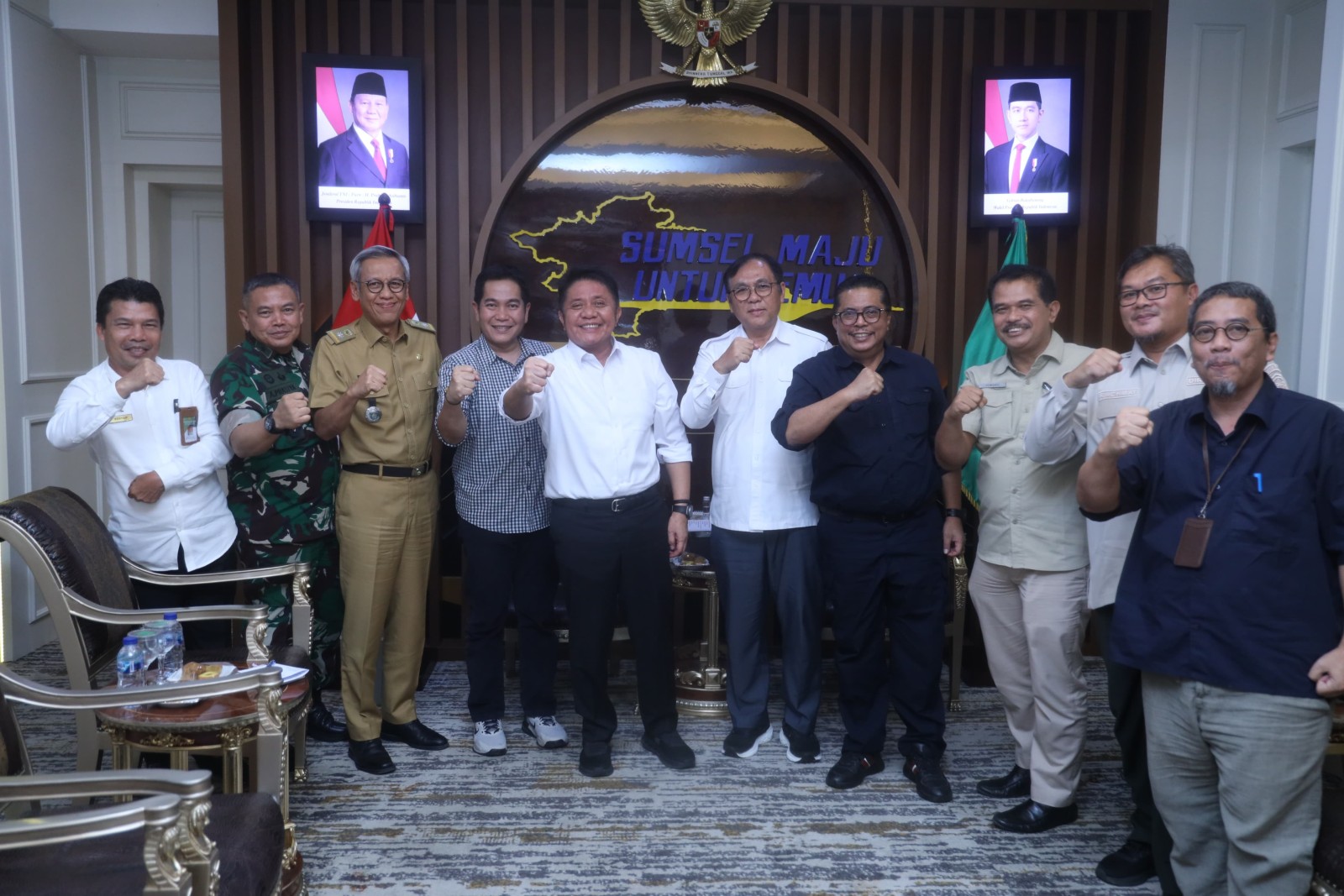 Usai Rakor Cetak Sawah, Plt. Dirjen LIP Audiensi dengan Gubernur Sumatera Selatan Dorong Percepatan Swasembada Pangan