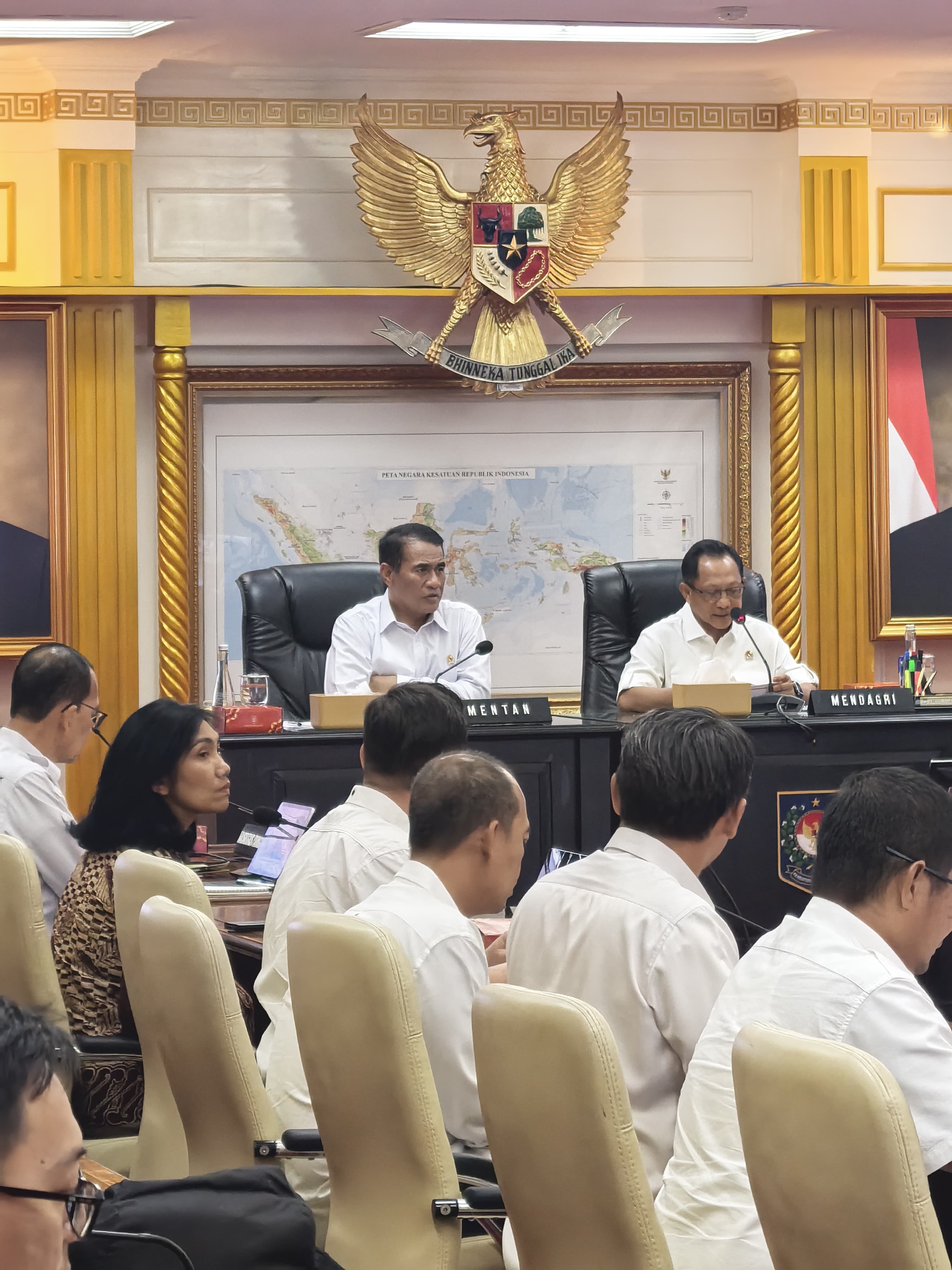 Negara Bersatu  Rakor Lintas Kementerian Mantapkan Langkah Swasembada Pangan Hadapi Kemarau 2025