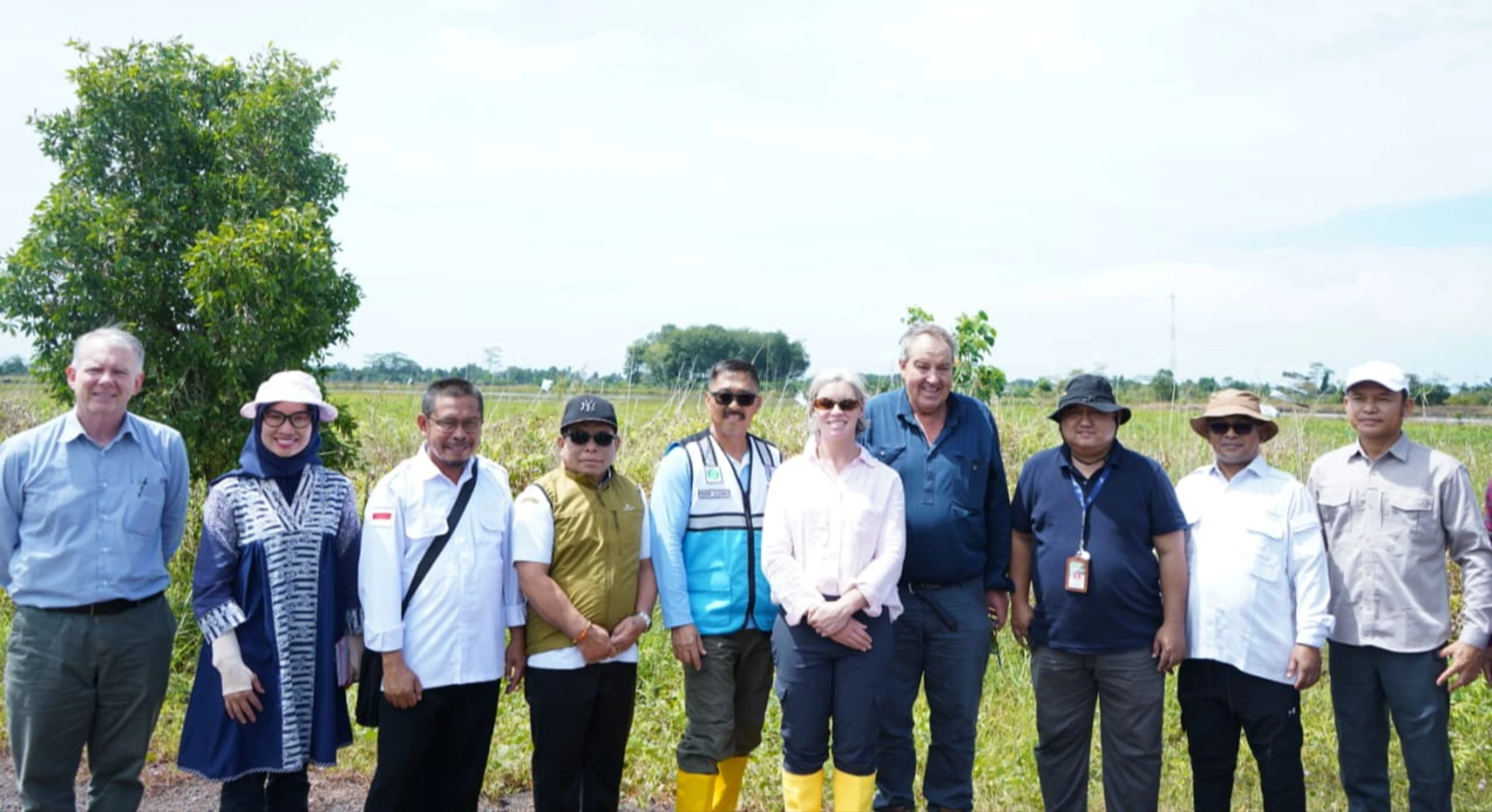 Indonesia-Australia Kolaborasi Perkuat Irigasi Lahan Rawa di Kalteng