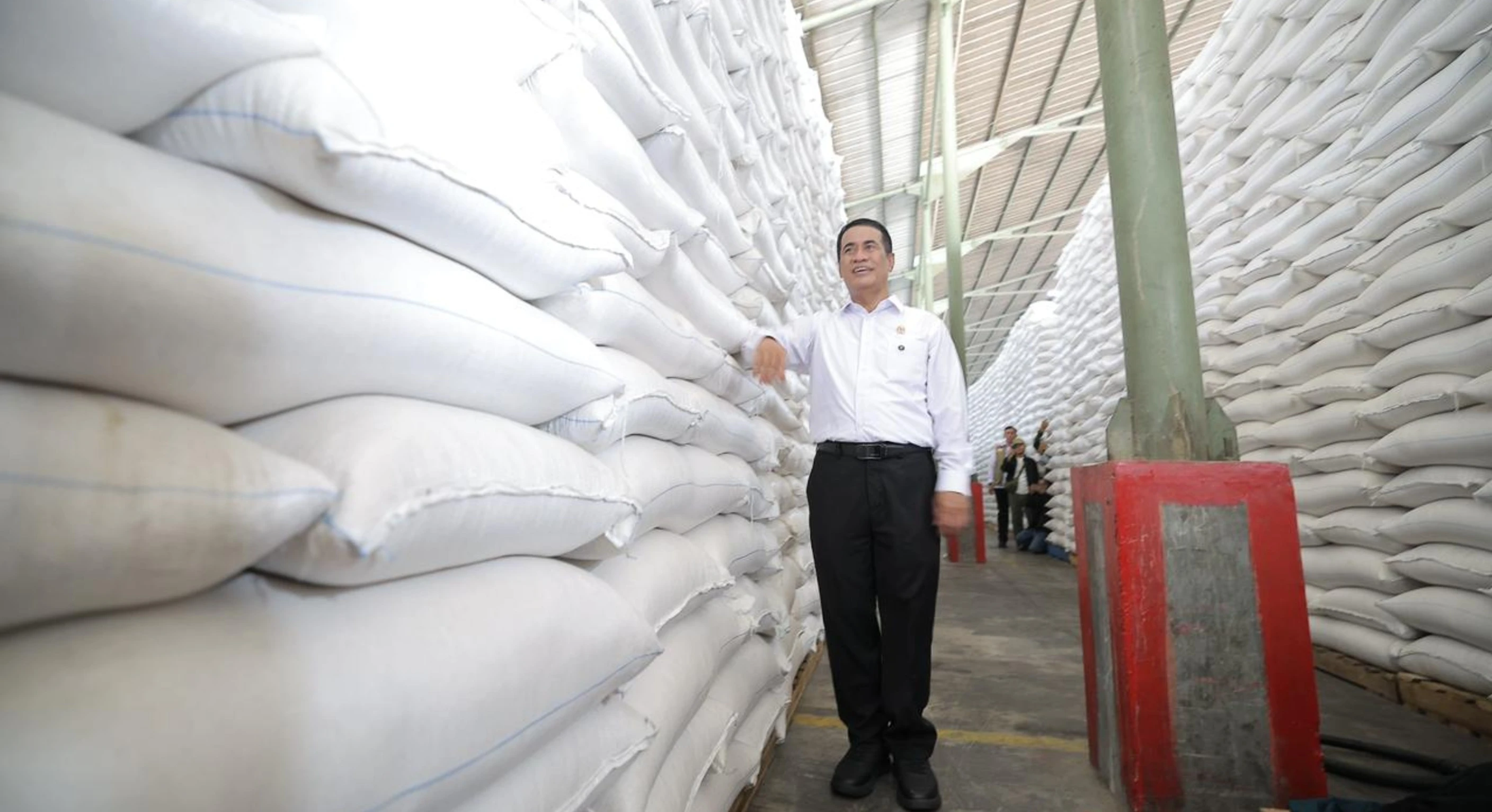 Mentan Amran: Stok Beras RI 5.000.198 Juta Ton, Merdeka!
