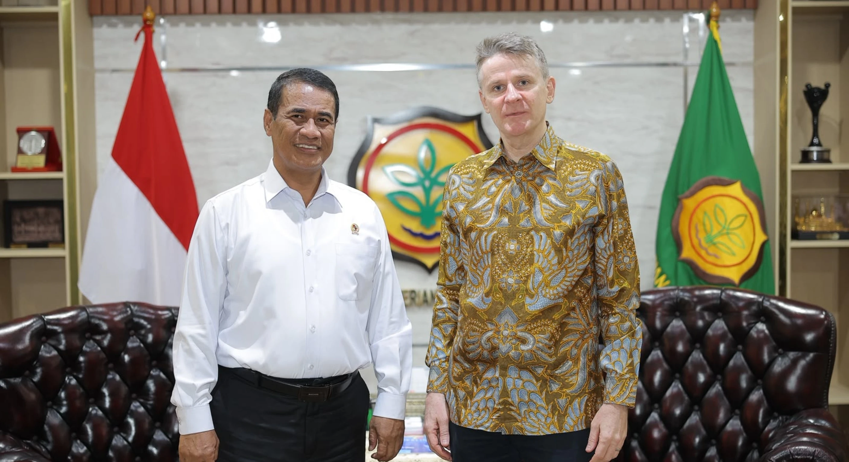 Mentan Amran Perkuat Kemitraan RI–Australia, Dadahup Siap Jadi Model Pertanian Rawa Modern