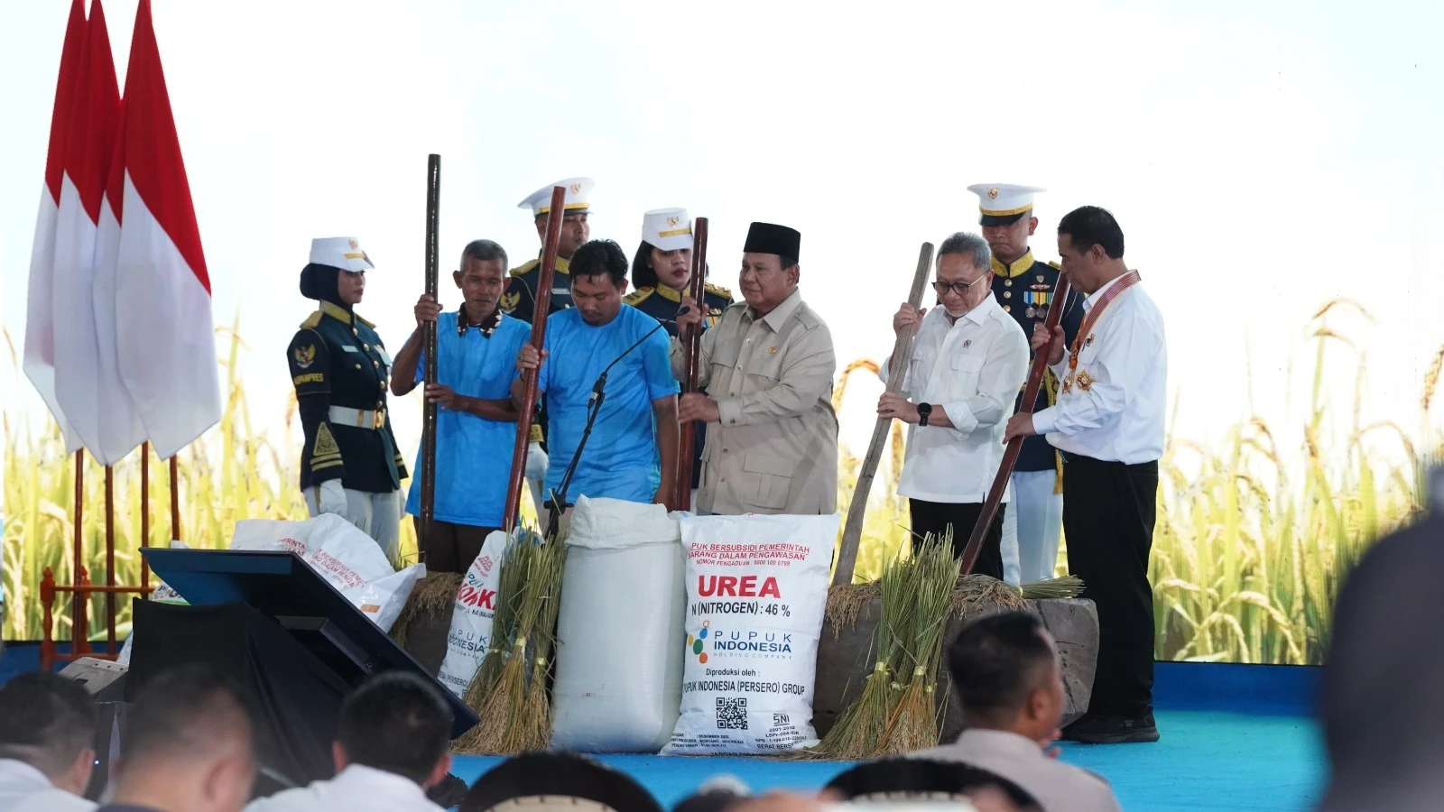 Prosesi Deklarasi Swasembada Pangan Nasional di Karawang, 07 Januari 2026 